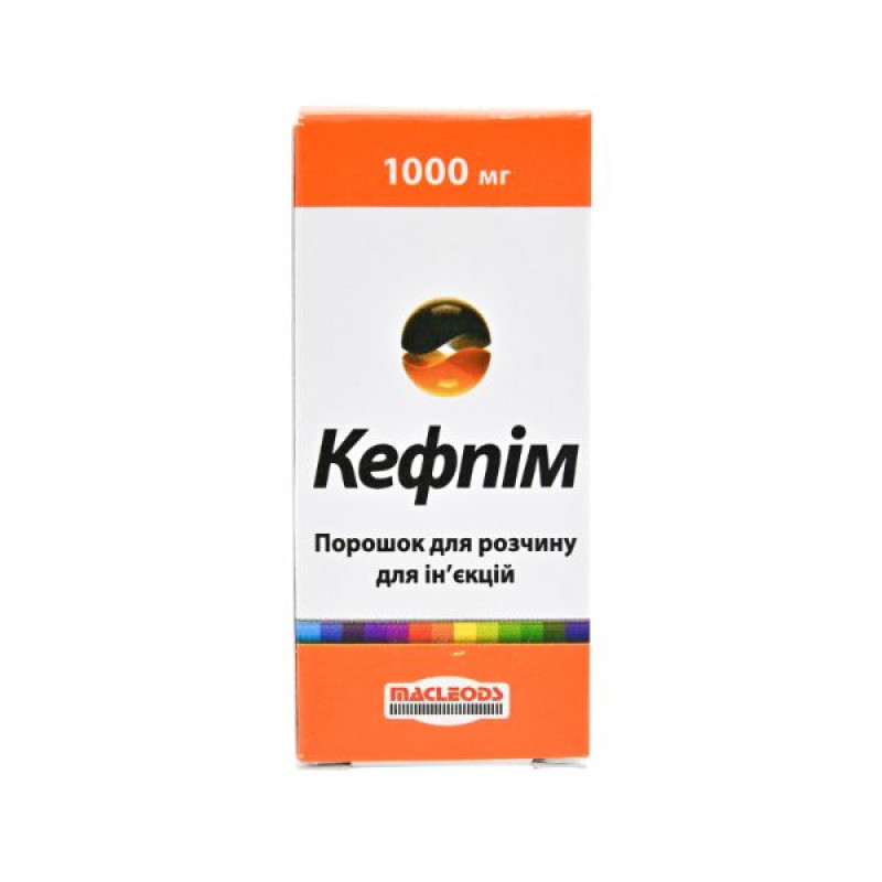 Cefpim powder for injection 1000 mg No. 1