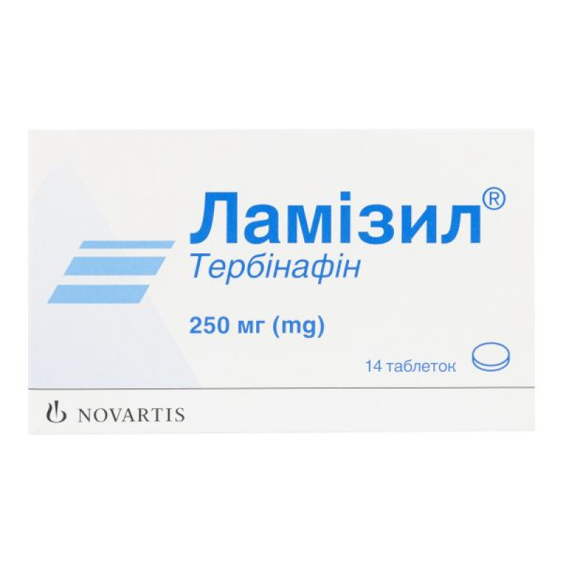Ламизил таблетки 250 мг блистер №14