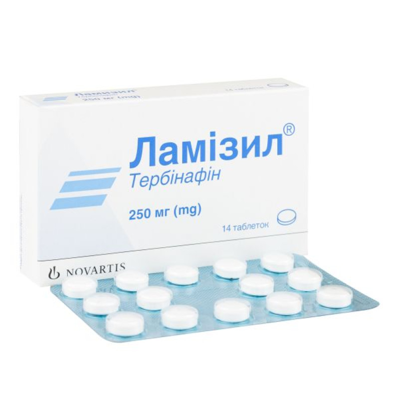 Ламизил таблетки 250 мг блистер №14