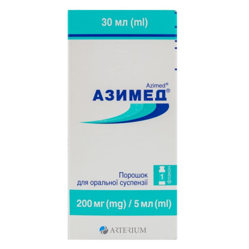 Azimed powder for oral suspension 200 mg/5 ml bottle 30 ml