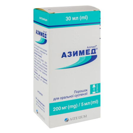 Azimed powder for oral suspension 200 mg/5 ml bottle 30 ml