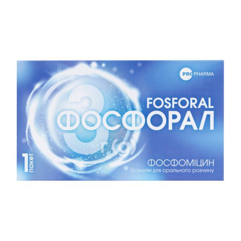Phosphoral granules for oral solution 3 g, package 8 g No. 1