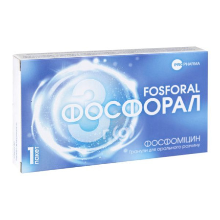 Phosphoral granules for oral solution 3 g, package 8 g No. 1