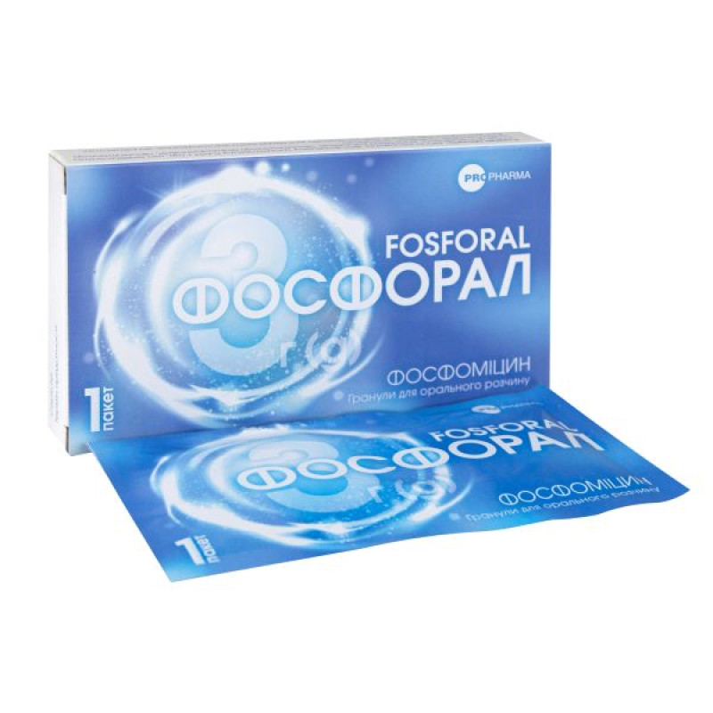 Phosphoral granules for oral solution 3 g, package 8 g No. 1