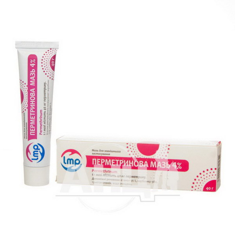 Permethrin ointment 4% tube 40 g