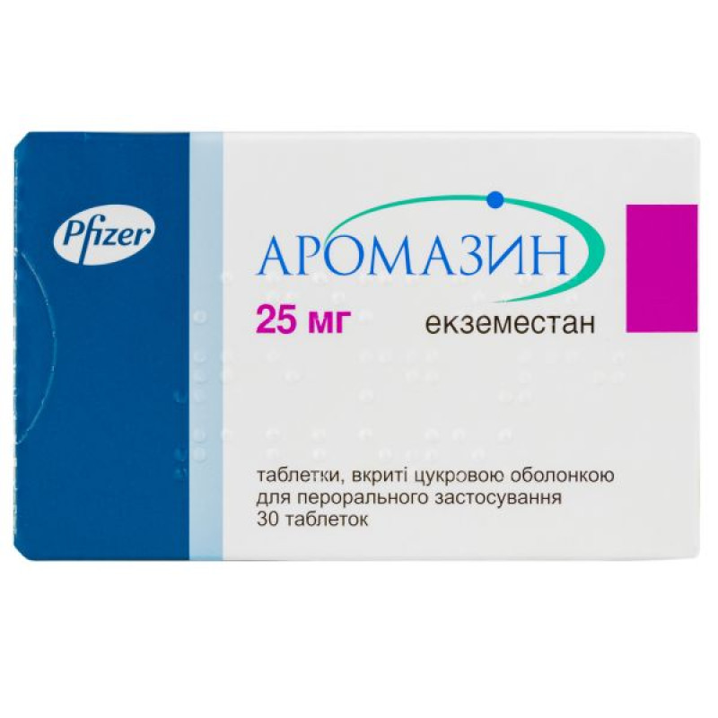 Aromasin sugar-coated tablets 25 mg No. 30