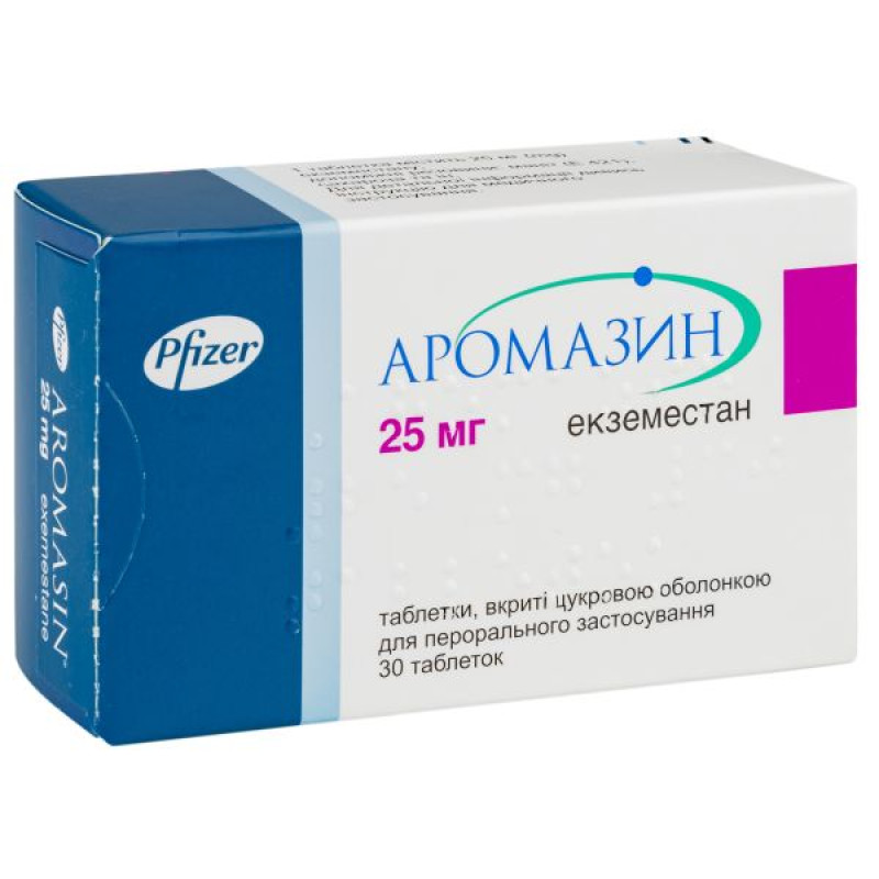Aromasin sugar-coated tablets 25 mg No. 30