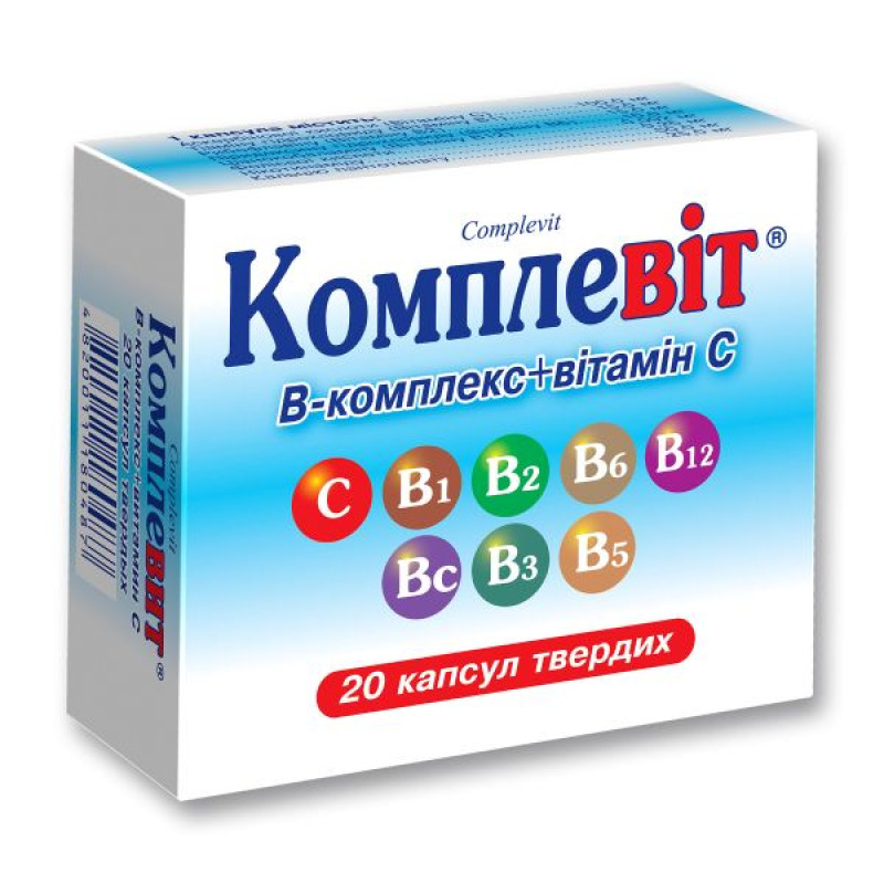 Complevit hard capsules blister No. 20