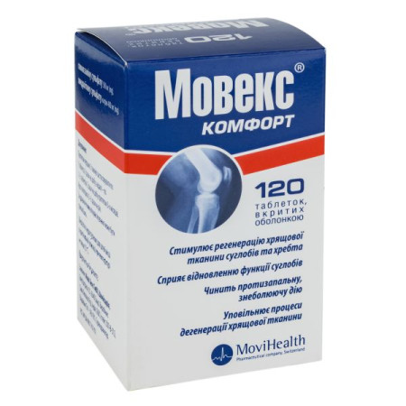 Movex Comfort film-coated tablets bottle No. 120