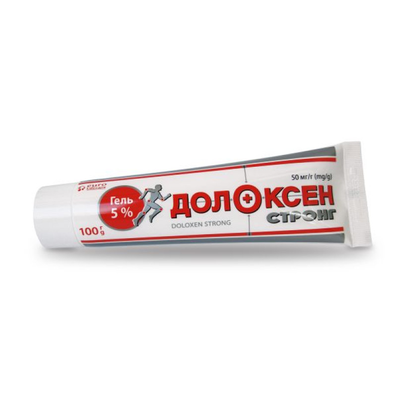 Долоксен Стронг гель 50 мг/г туба 100 г