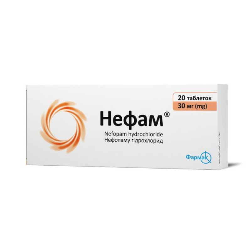 Nefam film-coated tablets 30 mg No. 20
