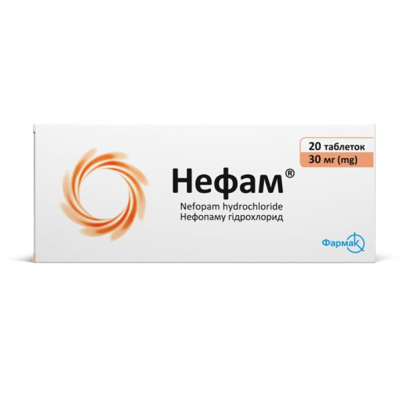 Nefam film-coated tablets 30 mg No. 20