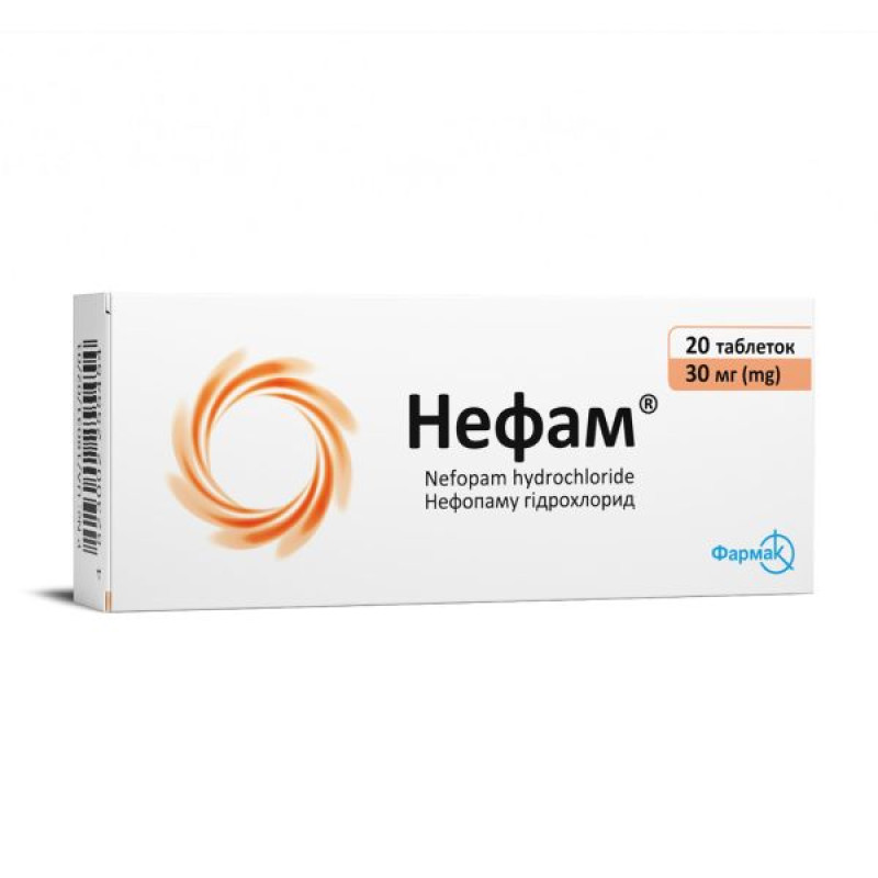 Nefam film-coated tablets 30 mg No. 20