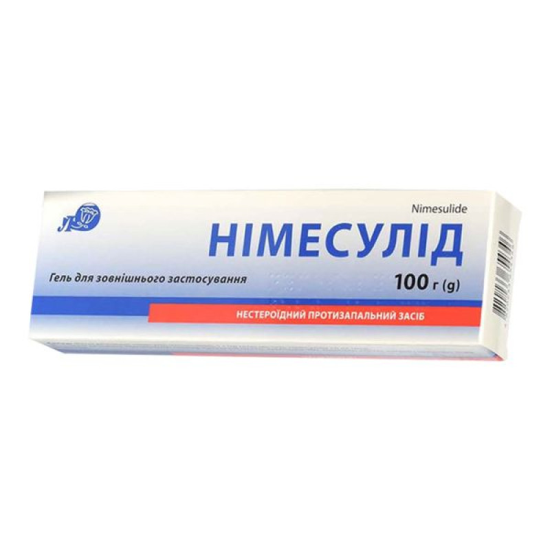 Nimesulide gel 10 mg/g tube 100 g