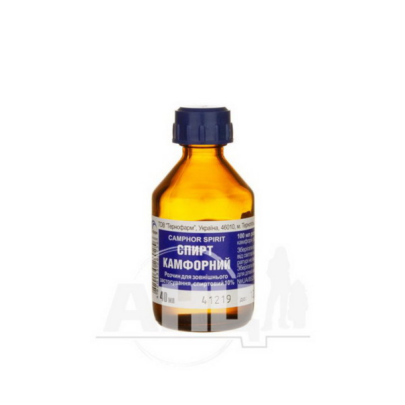 Camphor alcohol solution for external use 10% bottle 40 ml