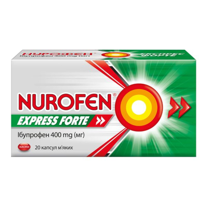 Nurofen Express Forte 400 mg capsules No. 20