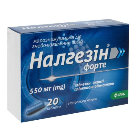 Nalgesin forte film-coated tablets 550 mg No. 20