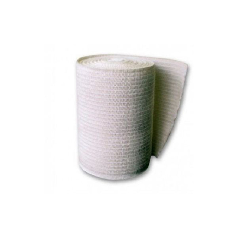 Medical elastic tape bandage of medium stretch 8 cm x 2 m