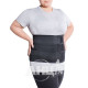 Supportive bandage with rigid fixation corset black size 3