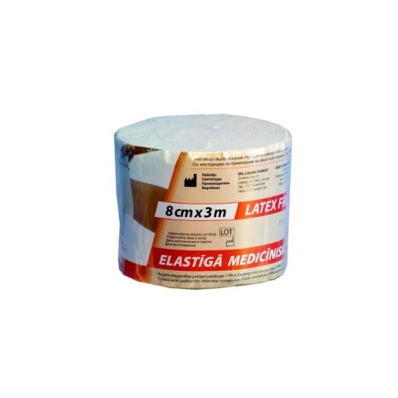 Medical elastic compression bandage Model 3 8 cm x 3 m