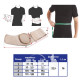 Anti-hernia bandage 353 size 3 umbilical with stiffening ribs