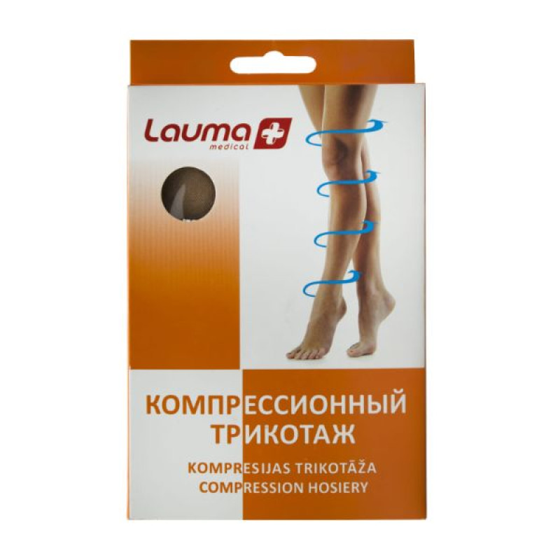 Medical compression socks with cotton without toe cap model ad209 compression class 2 4k