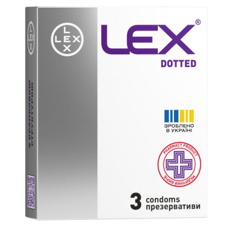 Презервативи Lex dotted №3