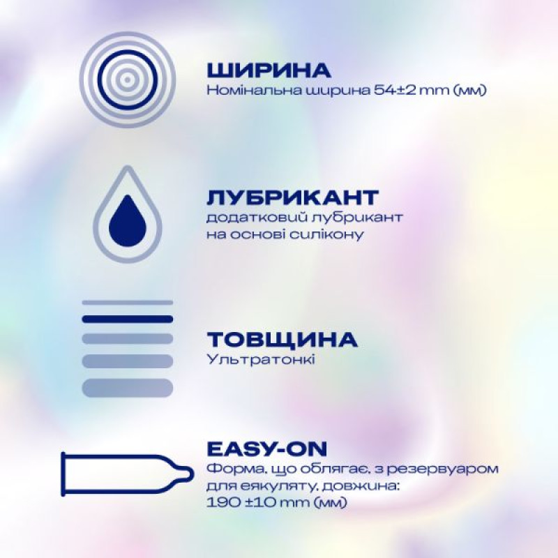 Презервативи Durex Invisible Extra Lube ультратонкі №12
