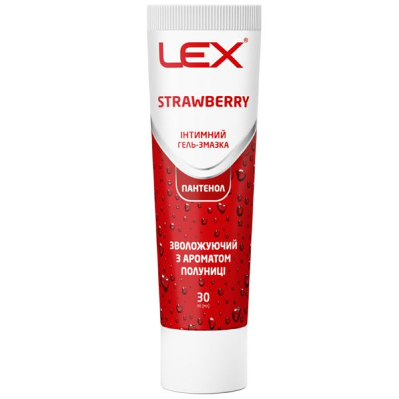 Intimate gel lubricant Lex strawberry moisturizing 30 ml