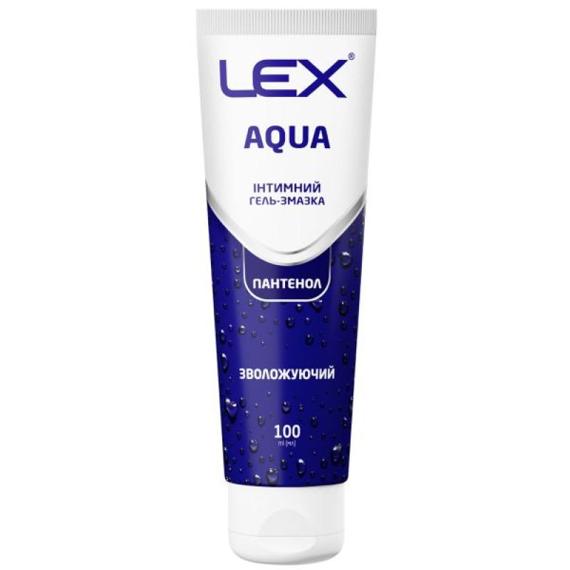 Lex Aqua intimate lubricant gel moisturizing 100 ml