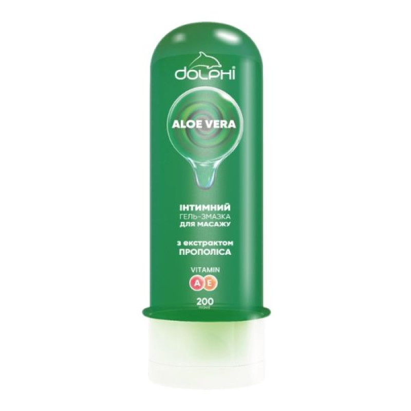 Gel-lubricant for massage Dolphi Aloe Vera 200 ml