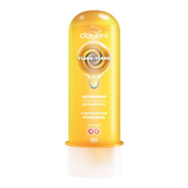 Dolphi Ylang-Ylang Massage Gel Lubricant 200 ml