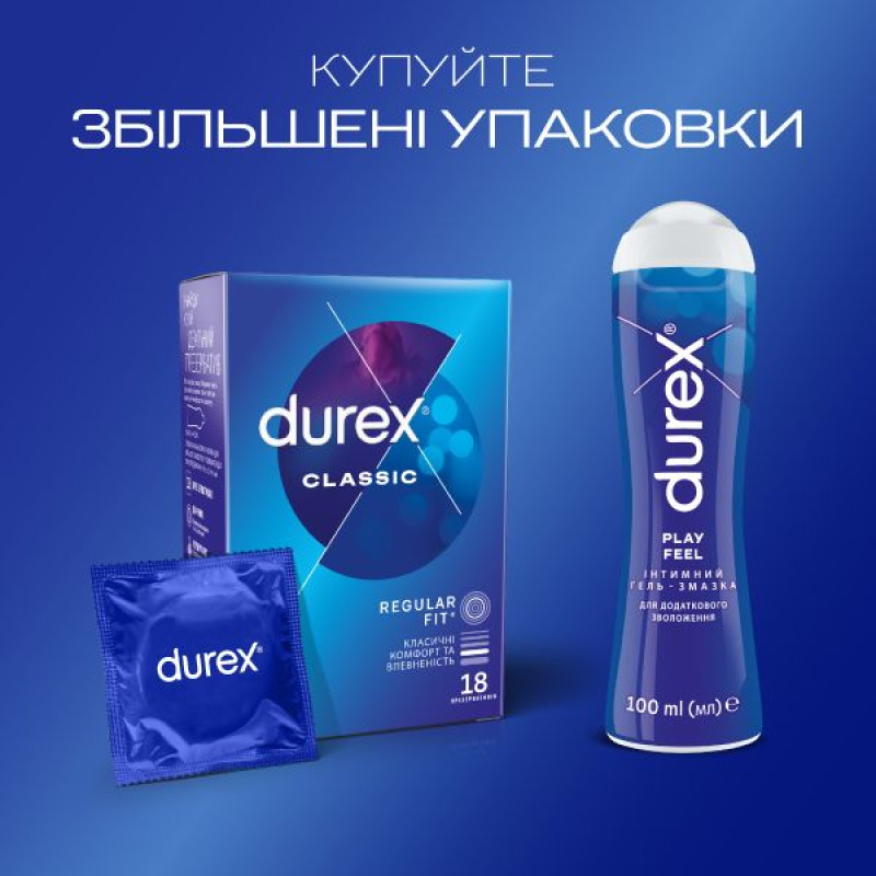 Durex Classic latex condoms No. 18