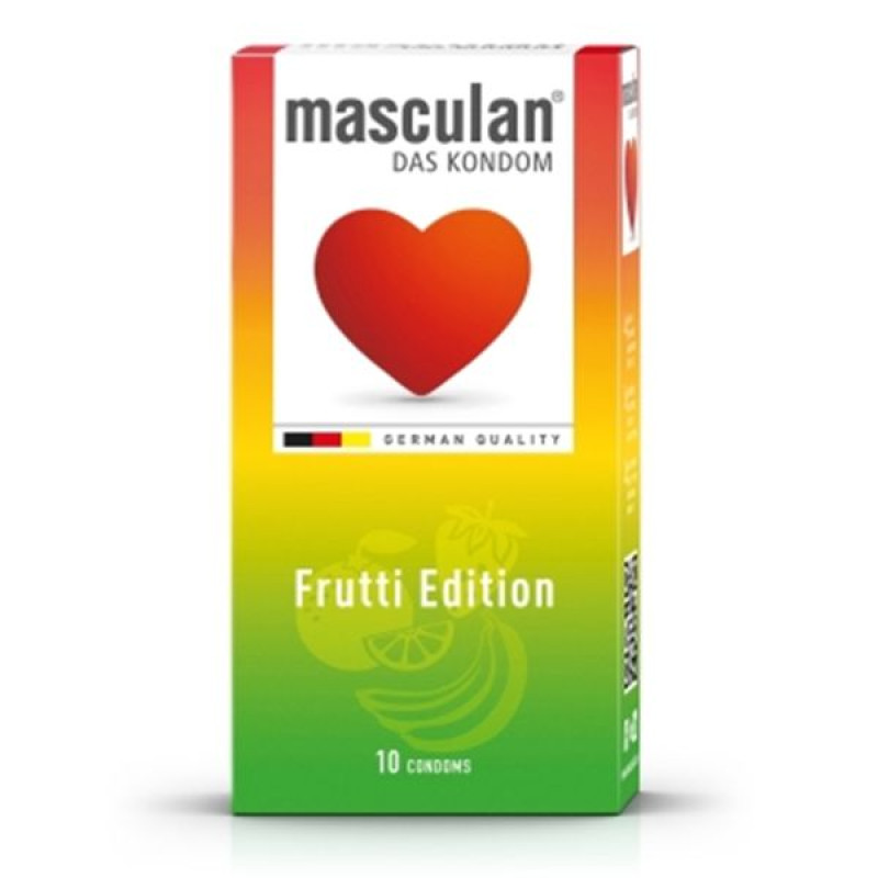 Masculan Frutti Edition colored condoms with flavors No. 10