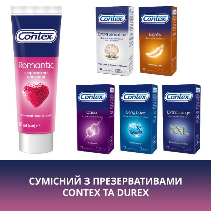 Гель-смазка Contex Romantic 30 мл