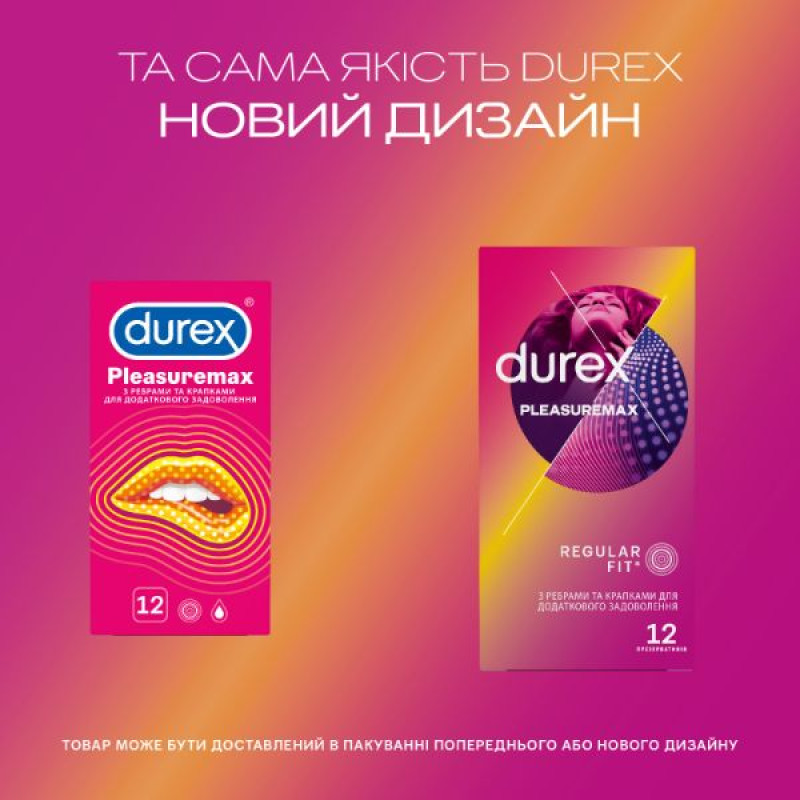Condoms Durex Pleasuremax #12