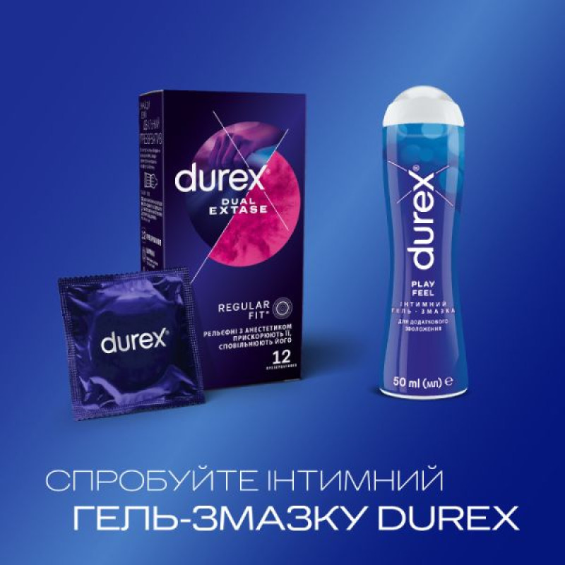 Condoms Durex Dual Extase #12