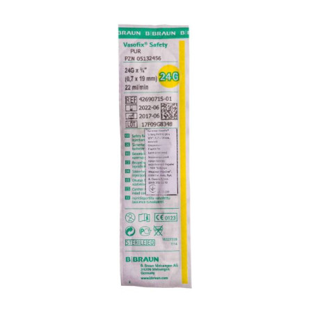 Катетер внутривенный Vasofix safety pur g24
