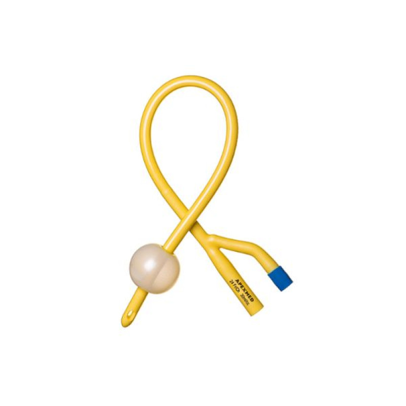 Foley catheter, two-way, silicone, g18