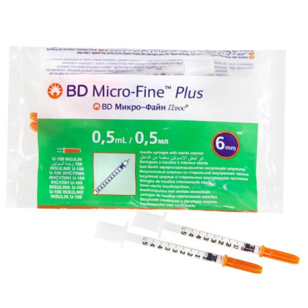 Шприц инсулиновый Micro-Fine 0,5 мл u-100+31g №1