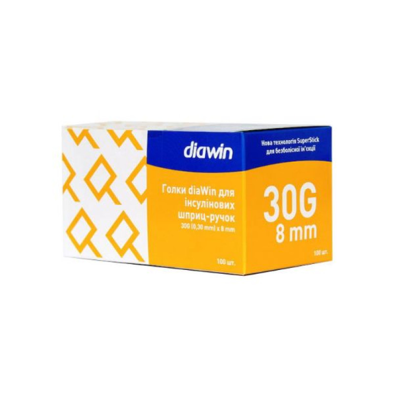Needle for syringe pen g30 8 mm diawin №100