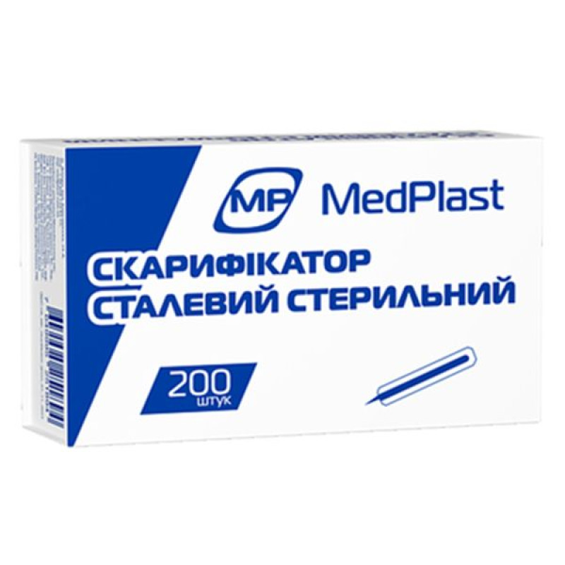 Scarifier MR MedPlast steel sterile No. 200