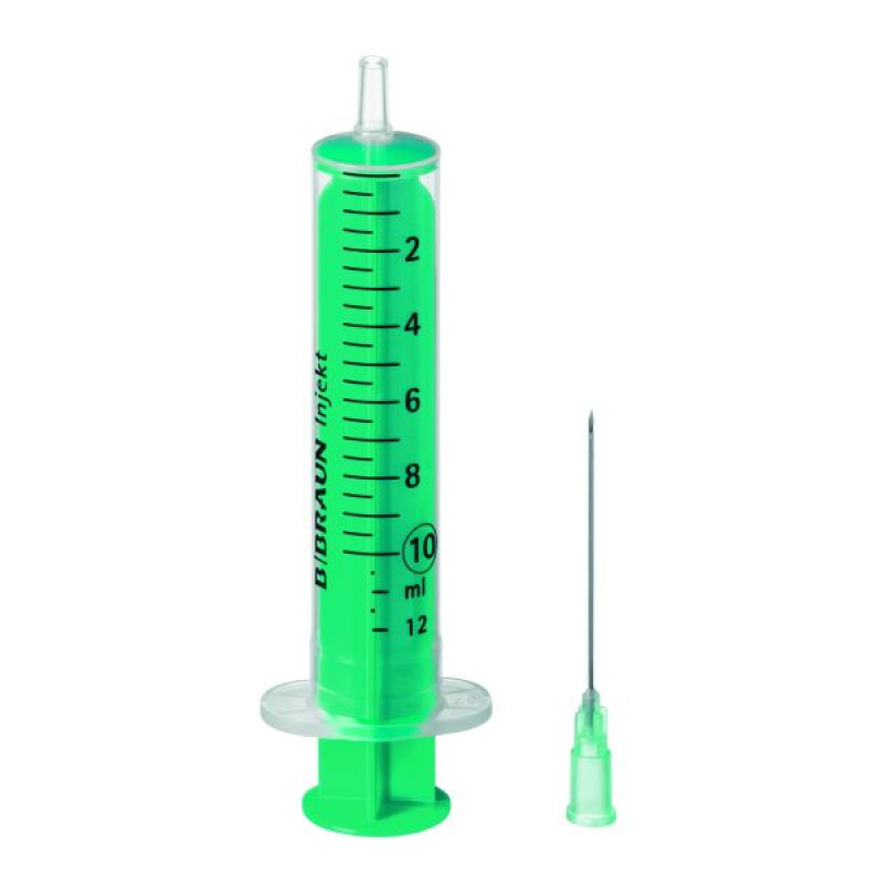 Syringe Injekt 10ml g21 needle 0.8 x 40