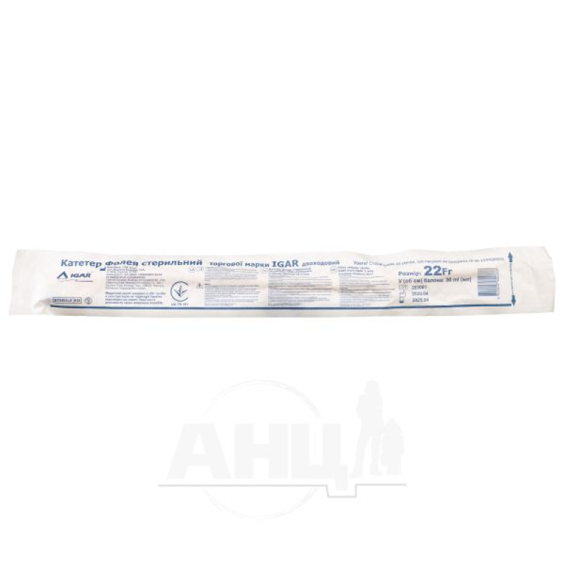 Foley catheter Igar 22 fr two-way