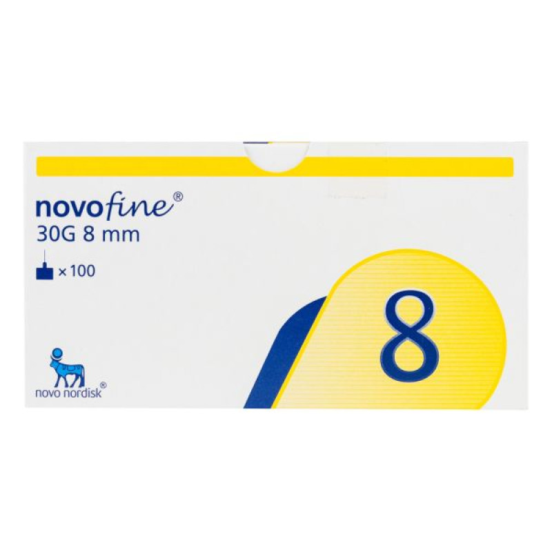 Needle for NovoFine syringe pens 30g 0.3x8mm No. 100