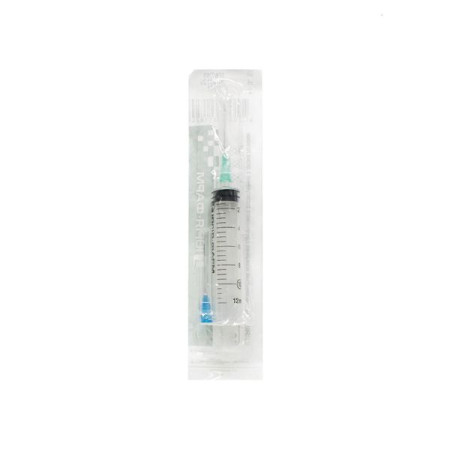 Injection syringe 10 ml with two needles No. 1