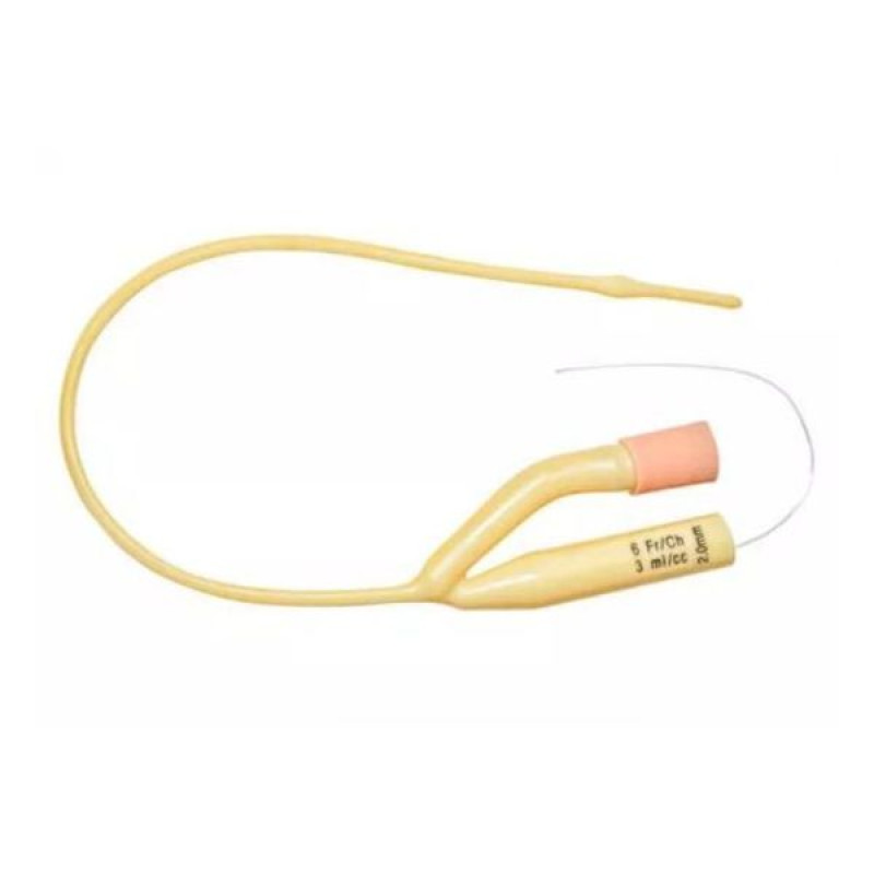 Foley type 16 two-way catheter