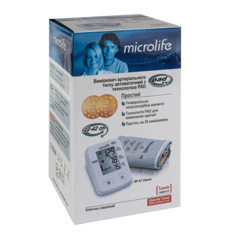 Automatic tonometer Microlife BP A2 Classic