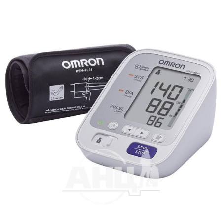 Тонометр Omron M3 Comfort (HEM-7134-ALRU) з адаптером