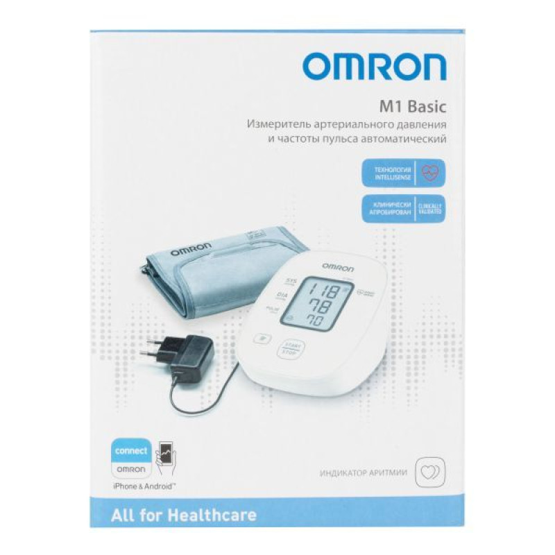 Автоматичний тонометр Omron M1 Basic HEM-7121J-ARU